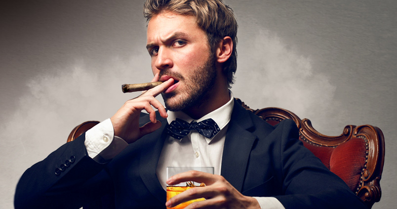 Cigar Party at Cheerleaders Club
